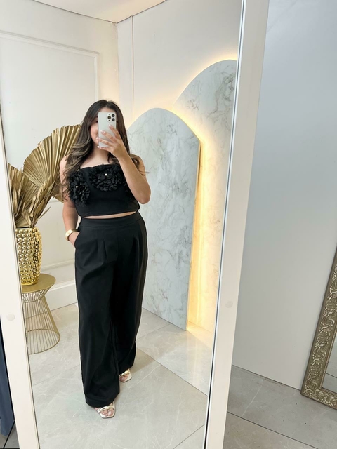 Conjunto Flower - Preto - comprar online