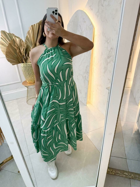 Vestido Garden - verde - comprar online