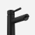 Griferia lavatorio alta inox Negra - Malbec GB152* - Homeinox