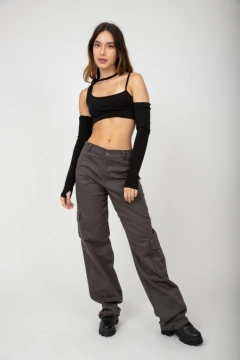 Calça Megan - Chumbo - comprar online