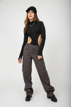 Calça Megan - Chumbo - comprar online