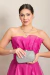 Vestido Longo em Organza Malu Pink - loja online