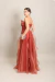 Imagem do Vestido Longo em Organza Malu Terracota