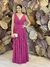 Vestido Longo com Capa Removível Fúcsia Lidia na internet