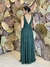 Vestido Longo em Tule Verde Esmeralda Clarice - Emporium Carolina