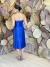 Vestido Midi em Zibeline Catarina Azul Royal/Azul Bic - Emporium Carolina
