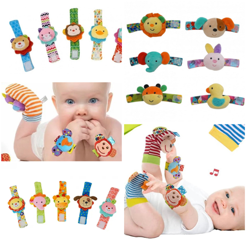 Pulsera/tobillera Didáctico mordillo sonajero