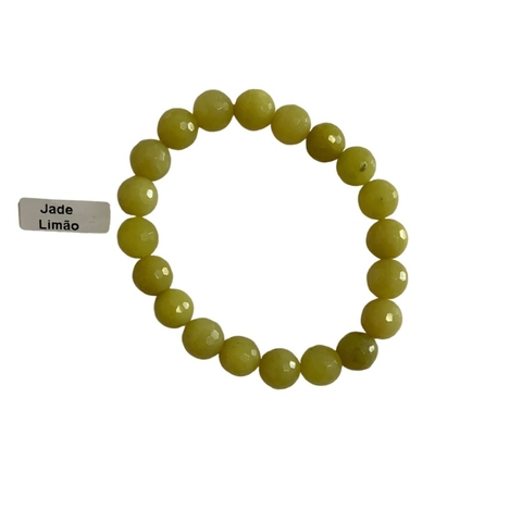 Pulseira de pedras Jade Limão