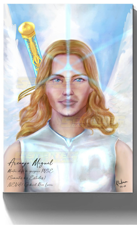 Quadro Canvas - Arcanjo Miguel