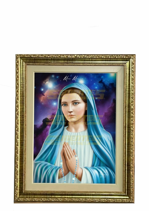 Quadro Mãe Maria - Pintura Mediúnica - comprar online