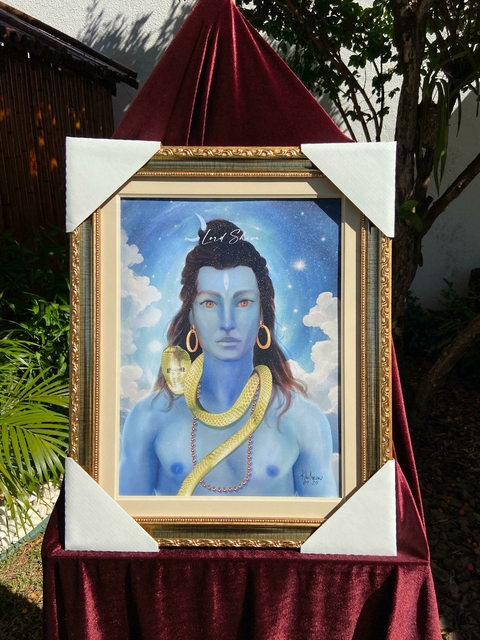 Quadro Lord Shiva - Pintura Mediúnica