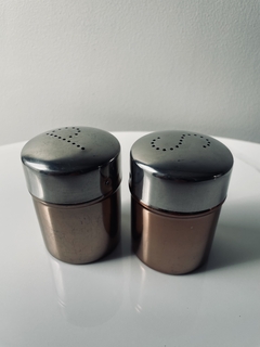 Set salero y pimentero acero inox. 6x6x7h en internet