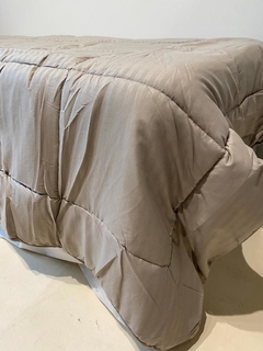 LINEA BLANCA IDELAR ACOLCHADO DOBBY TWIN 160X250 - comprar online