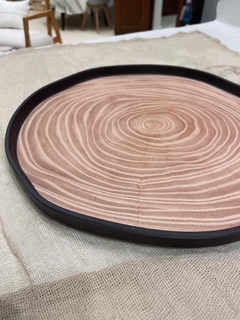 BANDEJA DE FIBRA DE BAMBOO TRUNK 31cm - comprar online