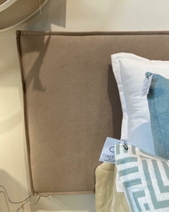 Respaldo pana 1.60x0.80 beige - comprar online