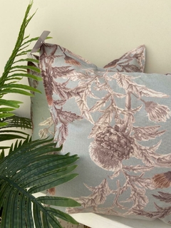 Almohadon 50x50 tela parana estampa flores - comprar online