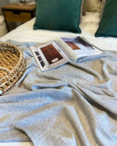 Pie de cama voile beige 2.60x1.30m - comprar online