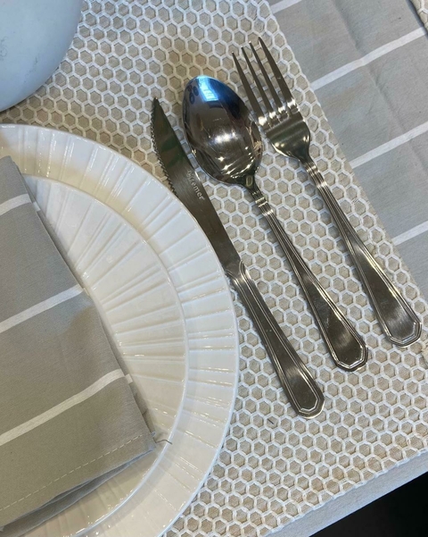 Set de cubiertos x24p. Silver Paris