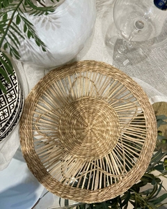 Individual Seagrass 30cm flor color natural