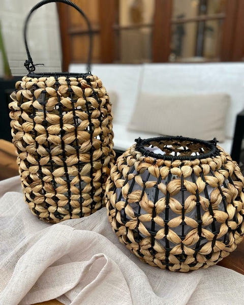 Fanal Jacinto con vaso 25x20 cm