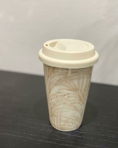 Mug de porcelana térmico jungle tapa de silicona