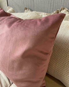 Almohadon pana rosa viejo 50x50 - comprar online