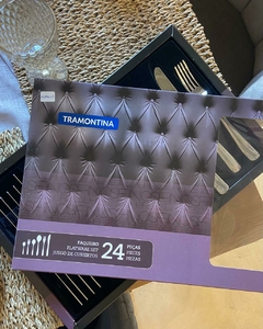 Vajilla Tramontina Pacific 24 pzas. acero inox. en internet