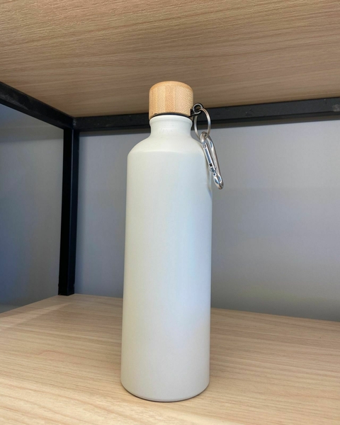 Botella de Aluminio deportiva Moscu White 750ml