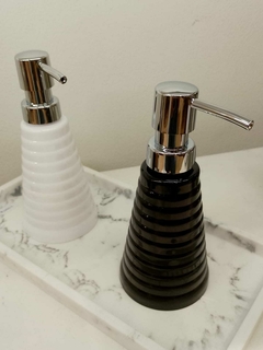 Dispenser de jabon liquido negro - comprar online