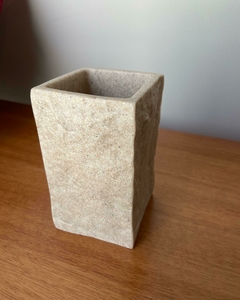 Vaso portacepillo de dientes Cleveland Back & Wood 7X7X10cm