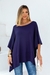 Blusa Feminina em Malha Viscolycra Premium Bagdá Azul - loja online