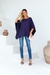 Imagem do Blusa Feminina em Malha Viscolycra Premium Bagdá Azul