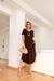Vestido Feminino em Malha Viscolycra Premium Eva Marrom - comprar online