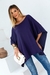 Blusa Feminina em Malha Viscolycra Premium Bagdá Azul - comprar online