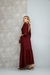 Vestido Feminino em Viscose Maquinetada Premium Ursula Vinho na internet