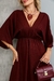 Imagem do Vestido Feminino em Viscose Maquinetada Premium Ursula Vinho