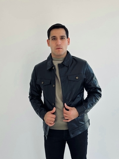 CAMPERA DENIM MEN NEGRA - comprar online