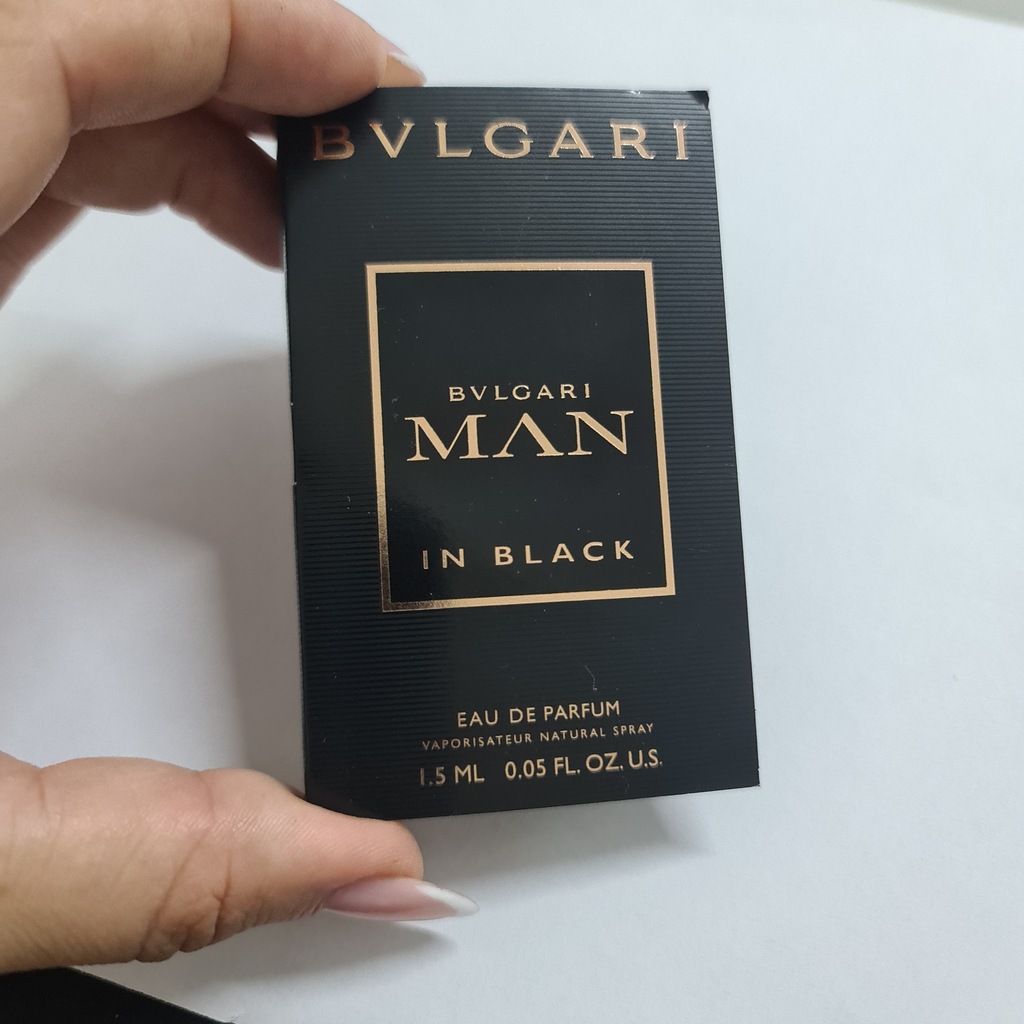 Amostra Oficial Bvlgari Man In Black Eau De Parfum 1 5ml