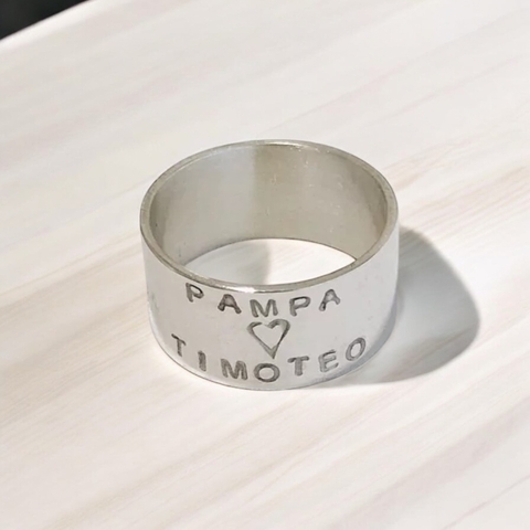 Anillo Cinta Ancha de Plata 925 - comprar online