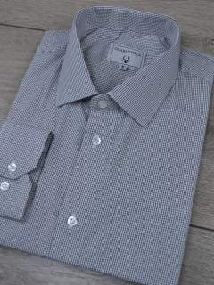 Camisa Micro Xadrez Preta - comprar online