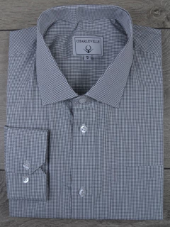 Camisa Micro Xadrez Preta - loja online