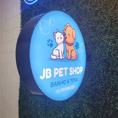 Luminoso Redondo 60cm 2 Faces Policarbonato Adesivado - LED + LED - Comunicação Visual - Ferramentas - Soluções