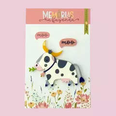 Acrílico Vaquinha | Memórias na Fazenda - Lemon - comprar online