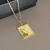 PINGENTE PLACA FÉ MÃO REZANDO - 2,5 x 2,5 na internet
