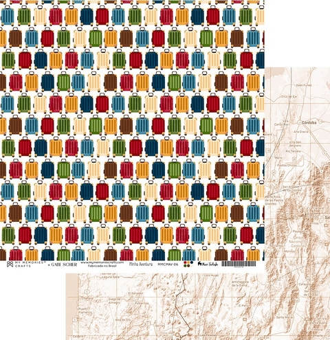 Coleção Minha Aventura - Folha 06 - My Memories Crafts - MMCMAV-06 - comprar online