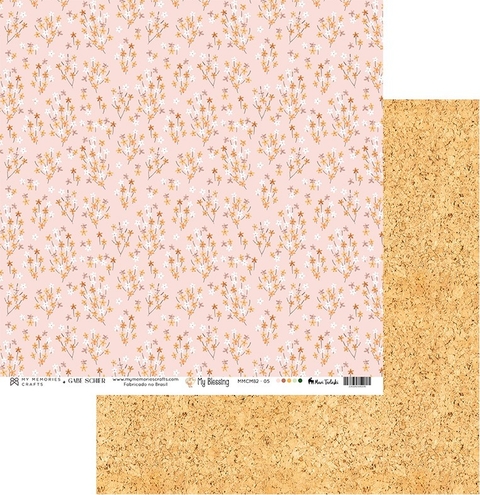 Folha para Scrapbook - Coleção My Blessing - My Memories - MMCMB2-05