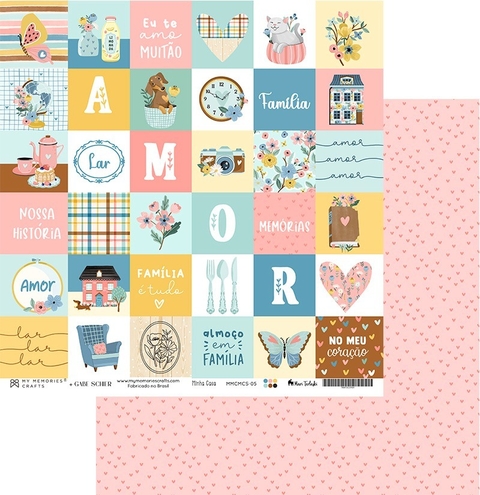 Coleção Minha Casa - Folha 05 - My Memories Crafts - MMCMCS-05