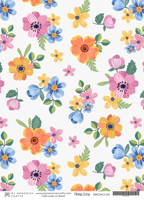 Papel Vegetal A4 - Coleção Minhas Cores - My Memories - MMCMCS-09