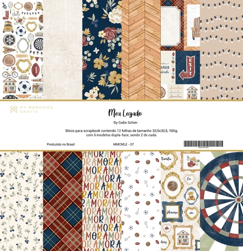 Coleção Meu Legado - Bloco 30,5 x 30,05 - My Memories - MMCMLE-07