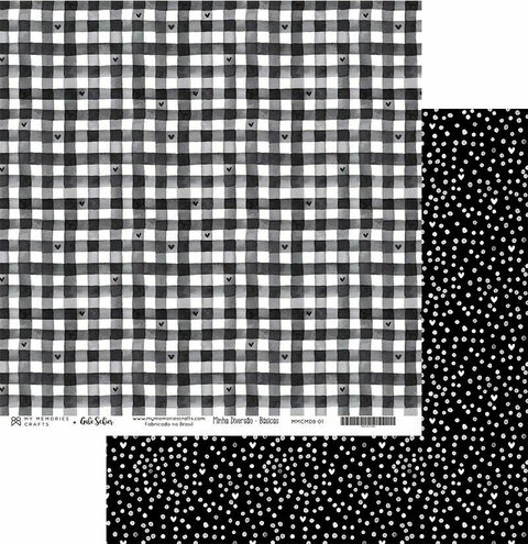 Coleção Minha Diversão - Básicas - Folha 01 - My Memories Crafts - MMCMDB-01